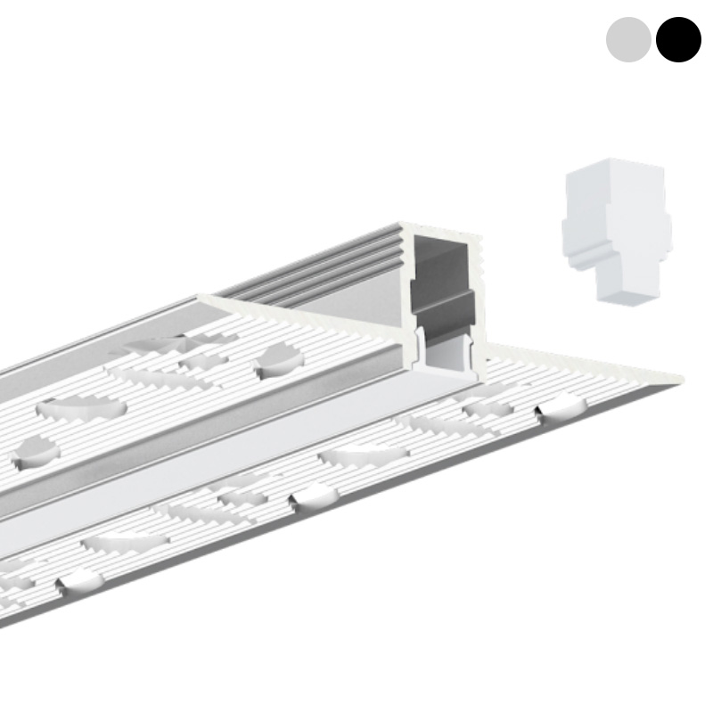 Slim Plaster In LED Channel For 5mm Rope Light